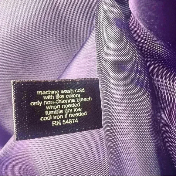 THE LIMITED Women’s Purple Chic Polka Dot Flared Skirt Size 6 - Picture 11 of 11